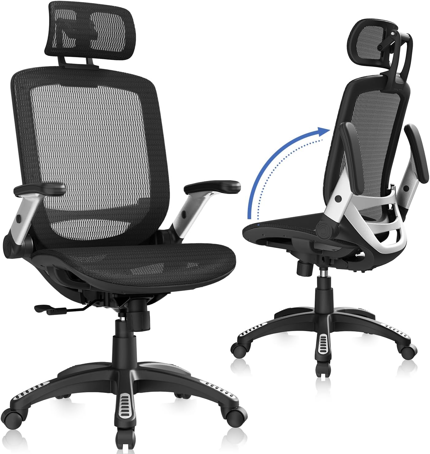 Read more about the article High Back Home Desk Chair with Headrest, Flip-Up Arms