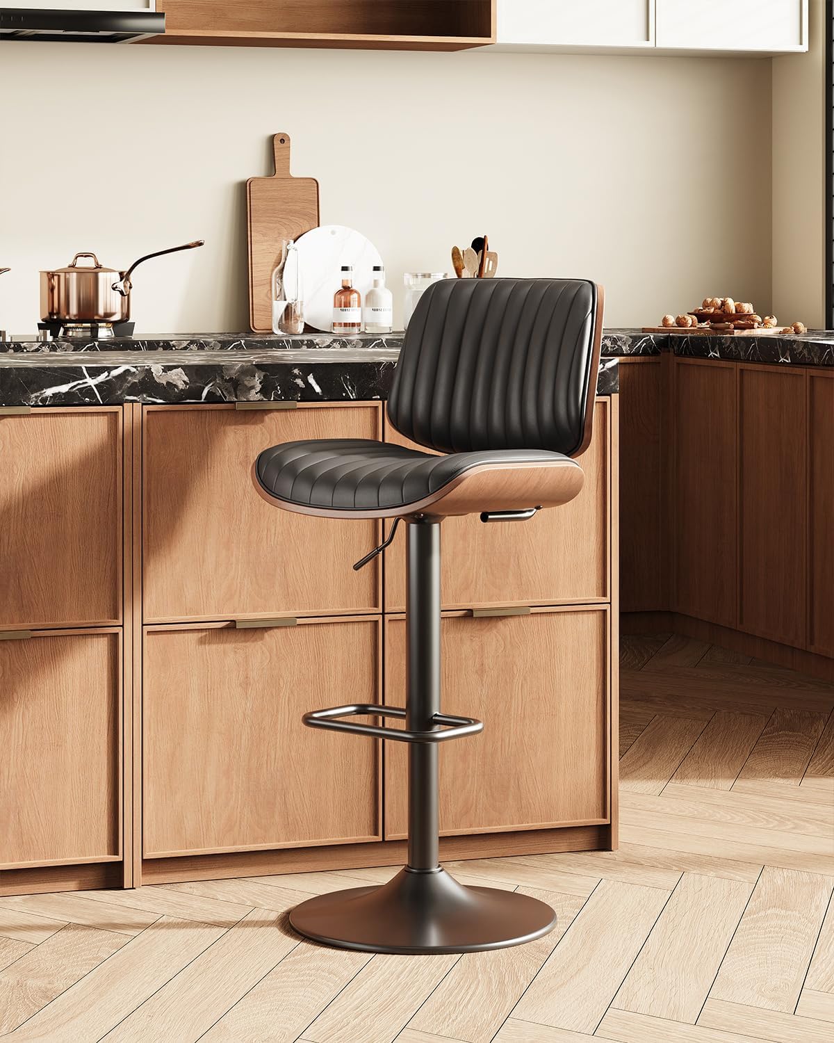 Read more about the article Faux Leather Counter Height Barstools for Bar,