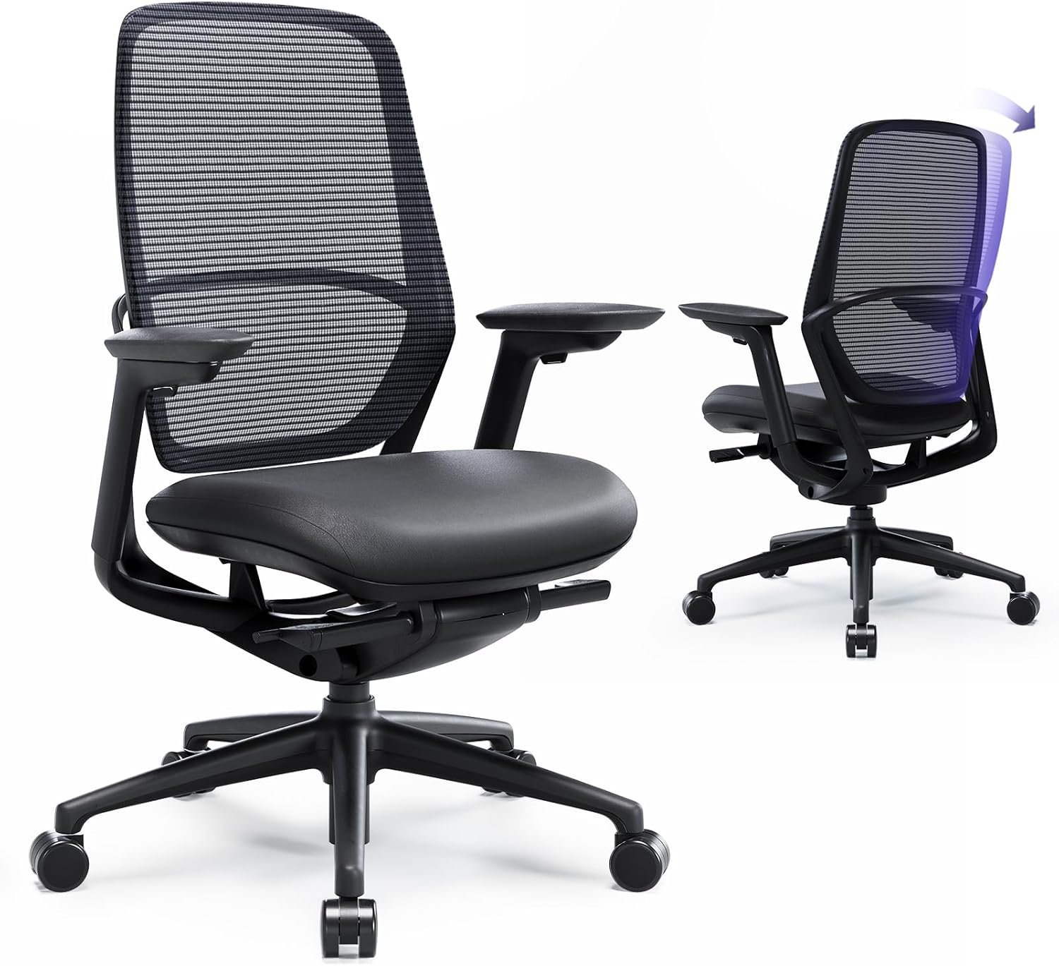 Read more about the article High Back Mesh Desk Chair with Adjustable Lumbar Support,