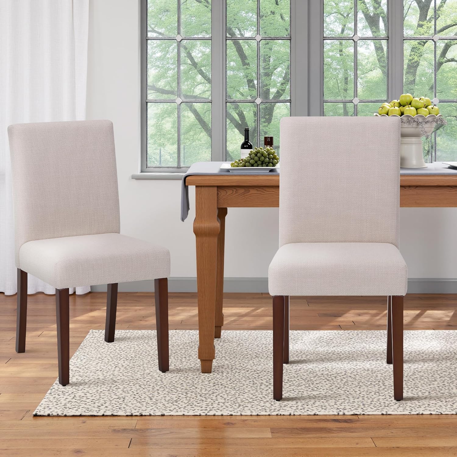 Read more about the article Fabric Modern Farmhouse Kitchen Chairs,