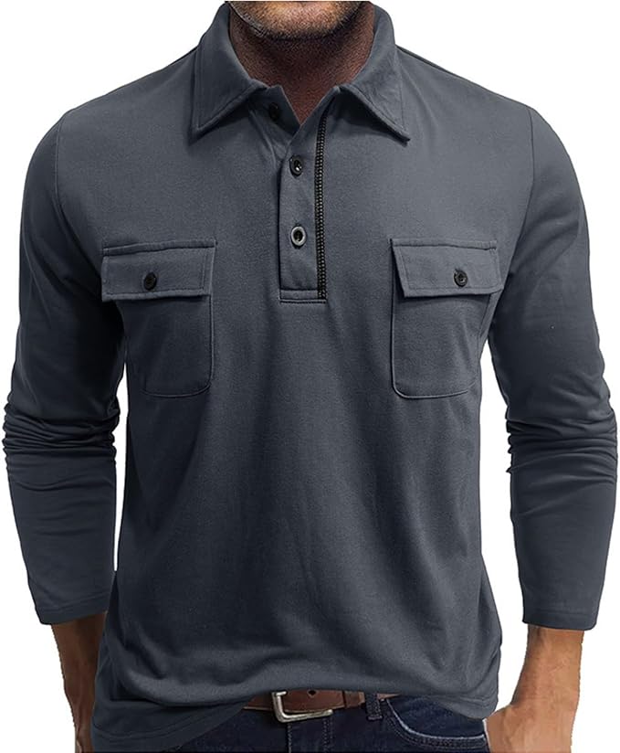 Read more about the article mens long sleeve polo shirts with pocket